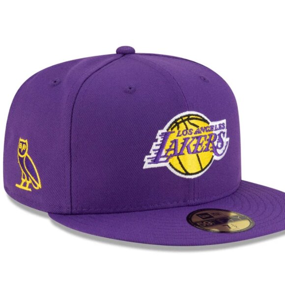 OVO x Los Angeles Lakers 59FIFTY Fitted Hat – OCTOBER'S VERY OWN OVO DRAKE - Picture 1 of 7